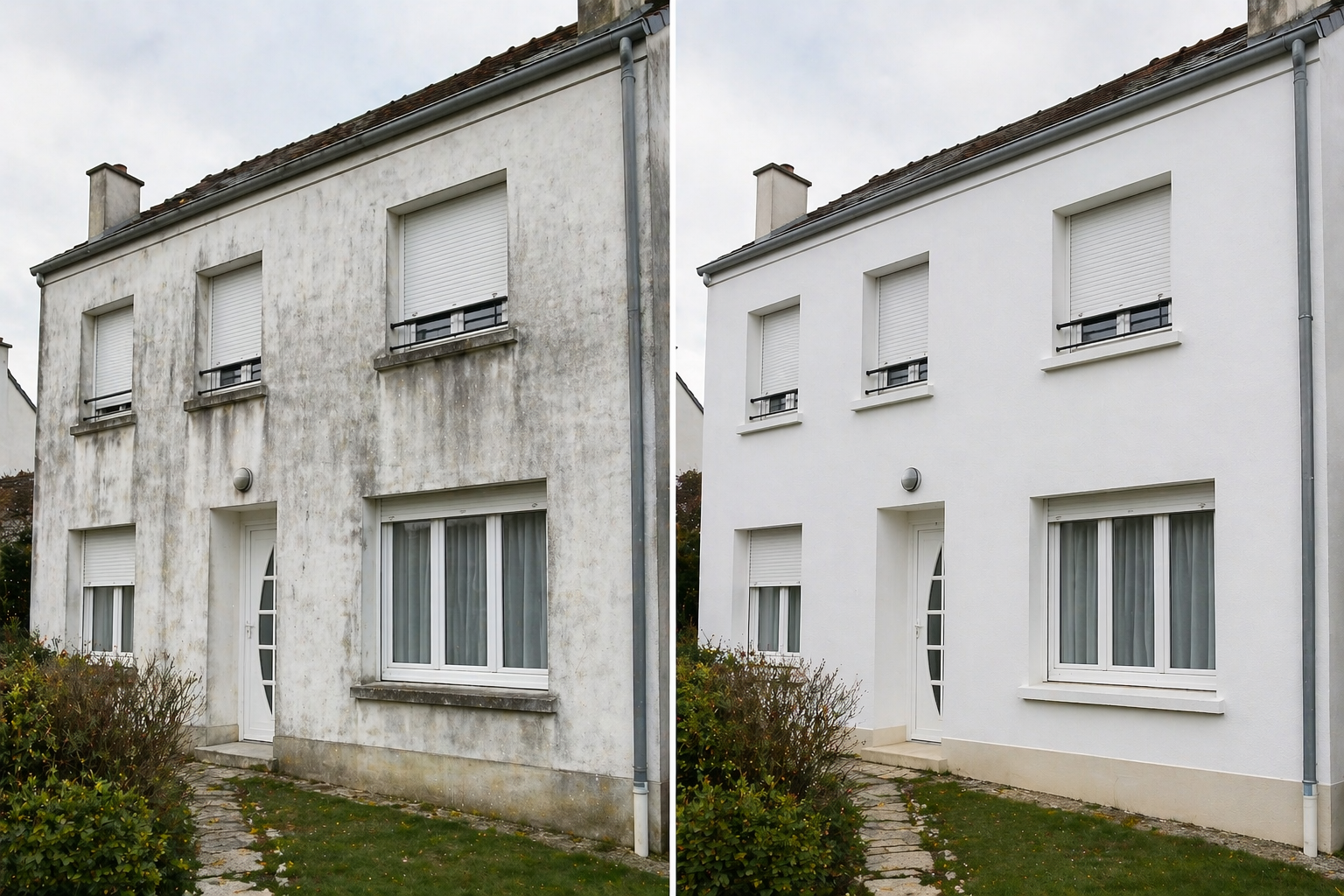 Intervention façade à Chelles